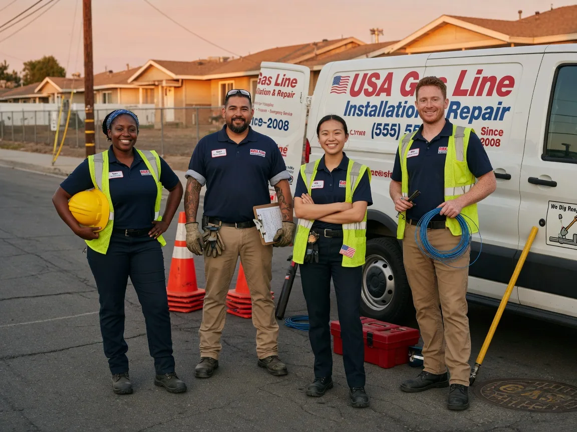 Gas Line Installation company in Dover, MN